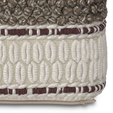 Grady - Handcrafted Square Pouf - view 14