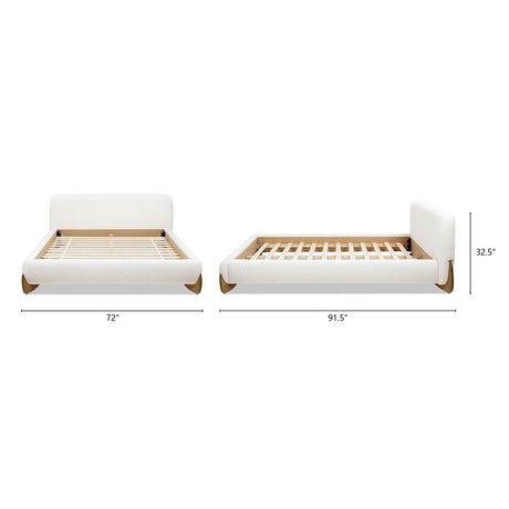 Alpine - Puffy Modern Platform Bed - view 4