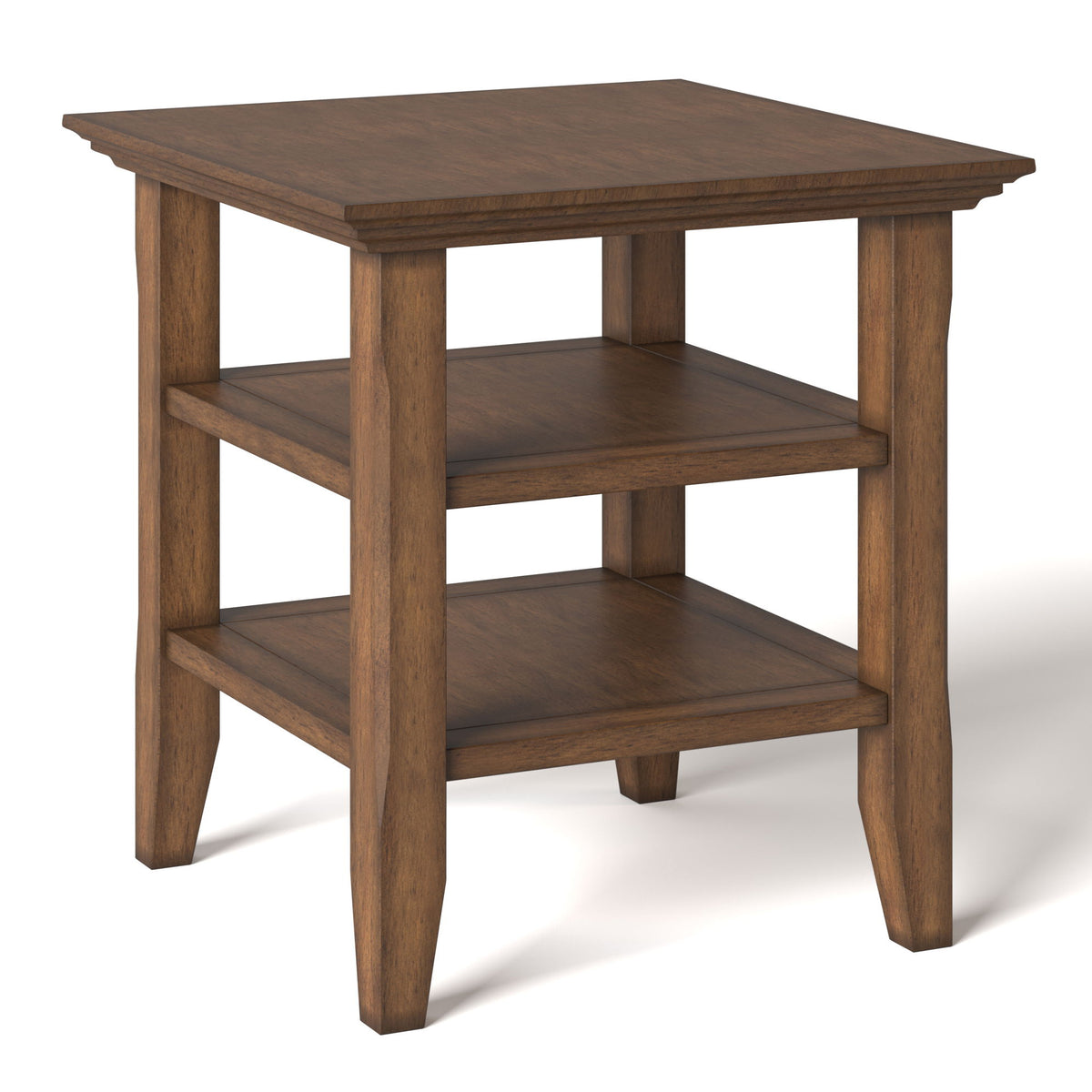 Acadian - Transitiona End Table Light Brown by Simpli-Home | Bel Furniture