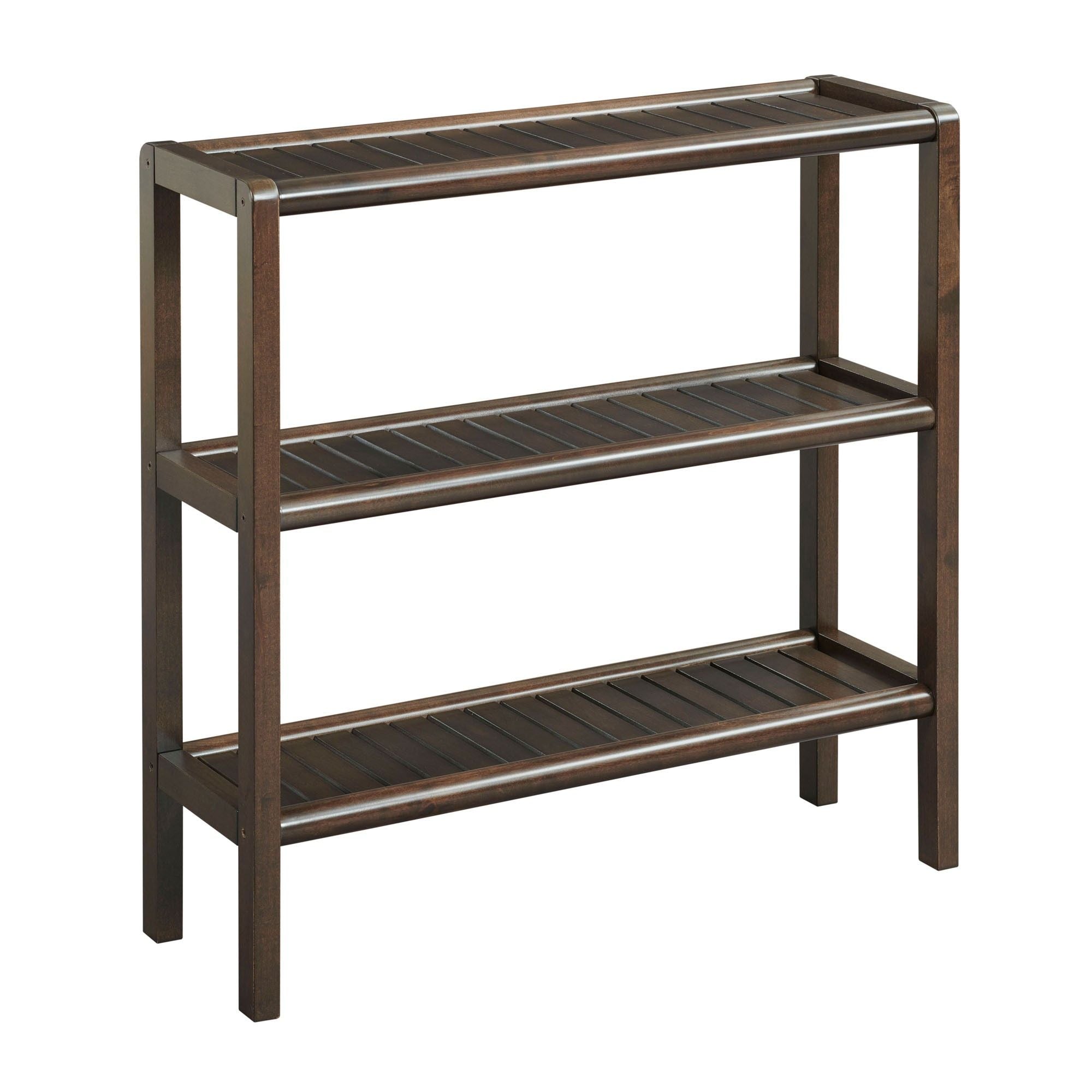 Shoe Rack Shelving Unit - Espresso Brown