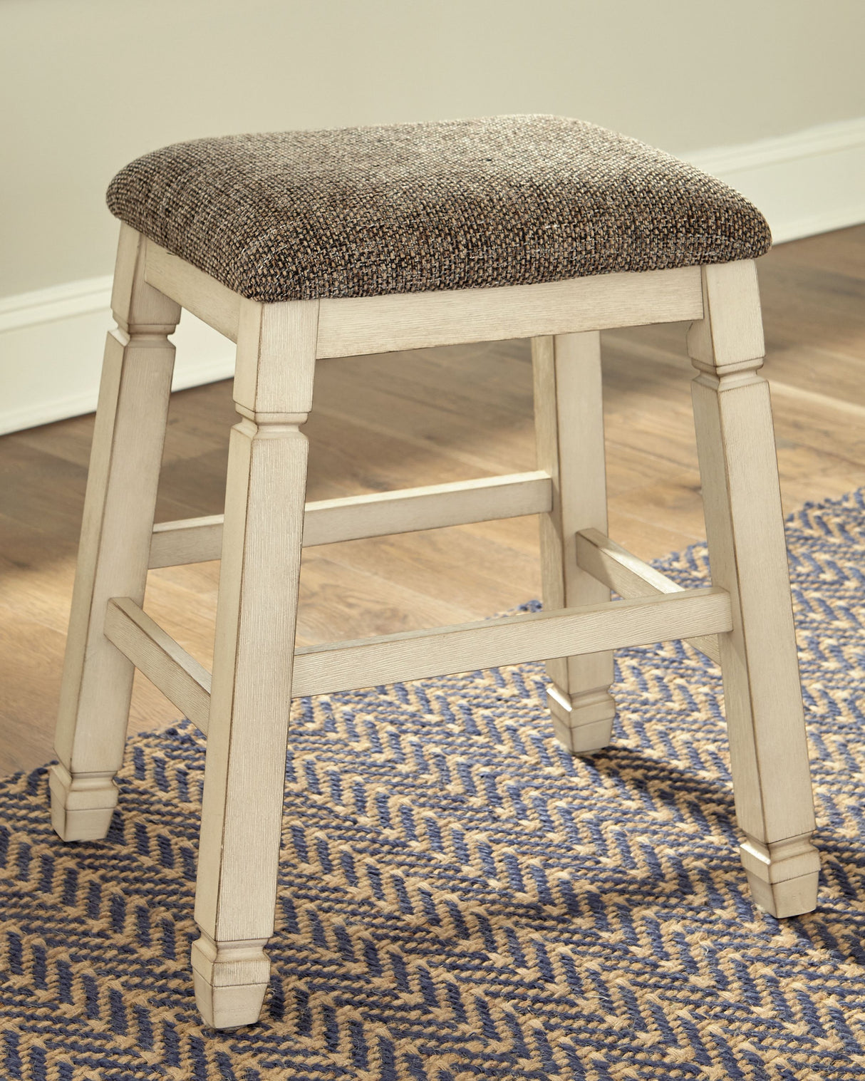 Bolanburg - Beige - Upholstered Stool (Set of 2) by Signature Design by Ashley® | Bel Furniture