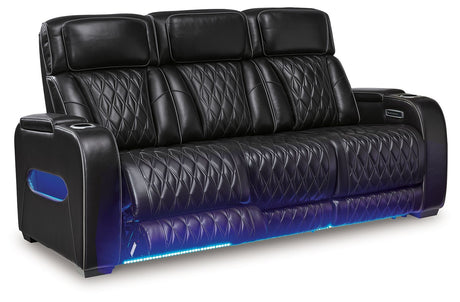 Boyington - 2 Pc. - Power Reclining Sofa And Loveseat - Black - view 9