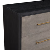 Payson - Nightstand - Black / Gray by Crown Mark | Bel Furniture