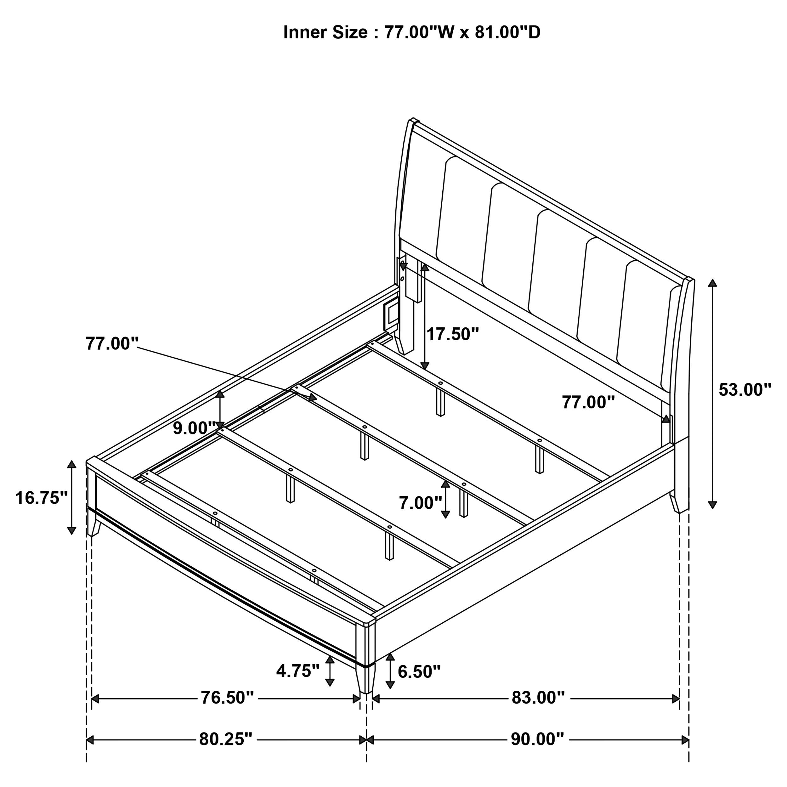 Granada - Upholstered Panel Bed