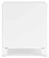 Hallityn - White - Two Drawer Night Stand by Signature Design by Ashley® | Bel Furniture