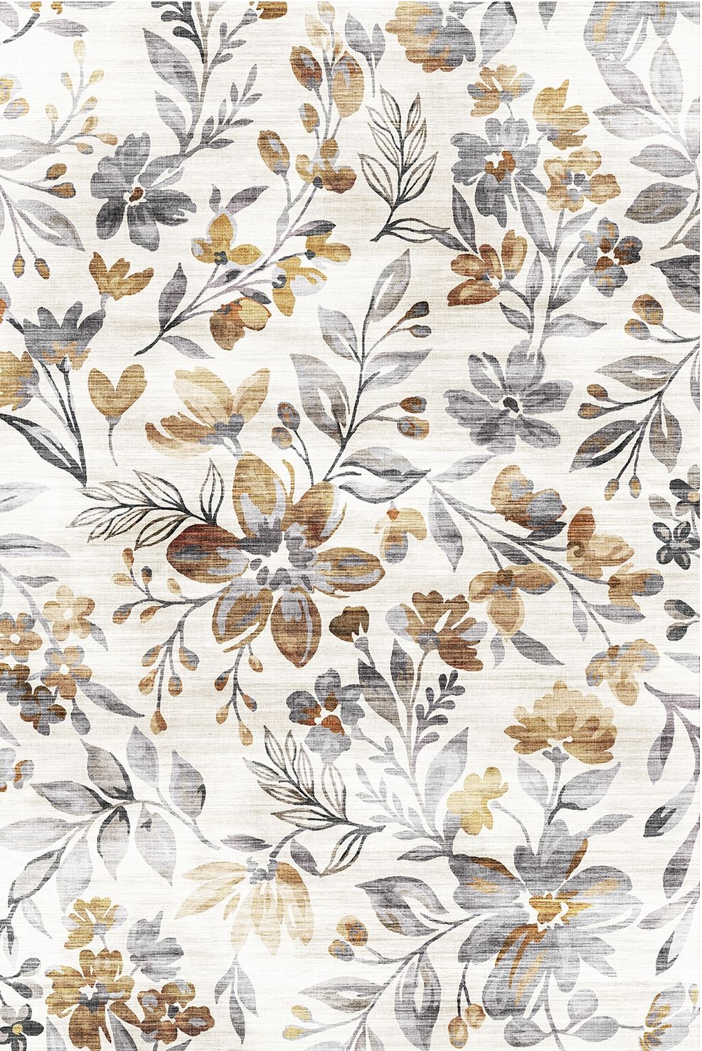 Sphinx - Washable Non - Slip Runner Rug Indoor & Outdoor Gray 60"W x 40"D x 0.04"H by Icona Home Decor | Bel Furniture