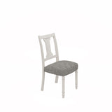 Tannen - Dining Side Chair (Set of 2) - White And Gray by Lilola Home | Bel Furniture