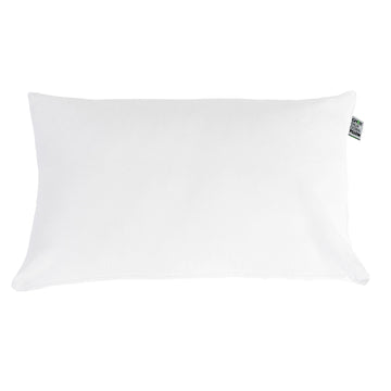 Ghostpillow - Faux Down Luxury Pillow With Microfiber Gel Clusters, Cotton Cover - White