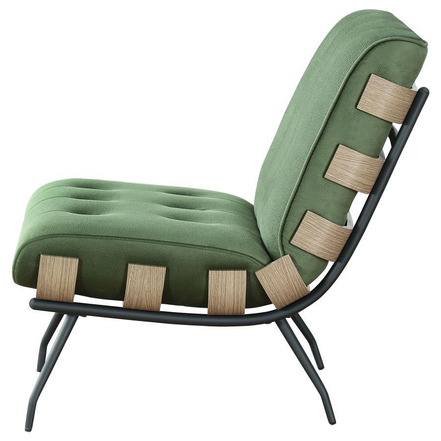 Aloma - Upholstered Tufted Armless Accent Chair