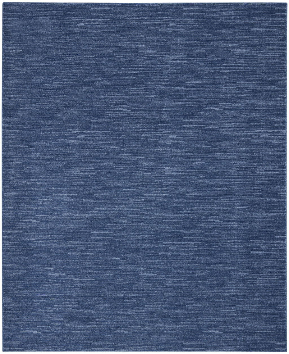 8' X 11' Power Loom Area Rug - Navy Blue