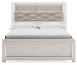 Altyra - White - Queen Panel Bookcase Bed With Roll Slats by Signature Design by Ashley® | Bel Furniture