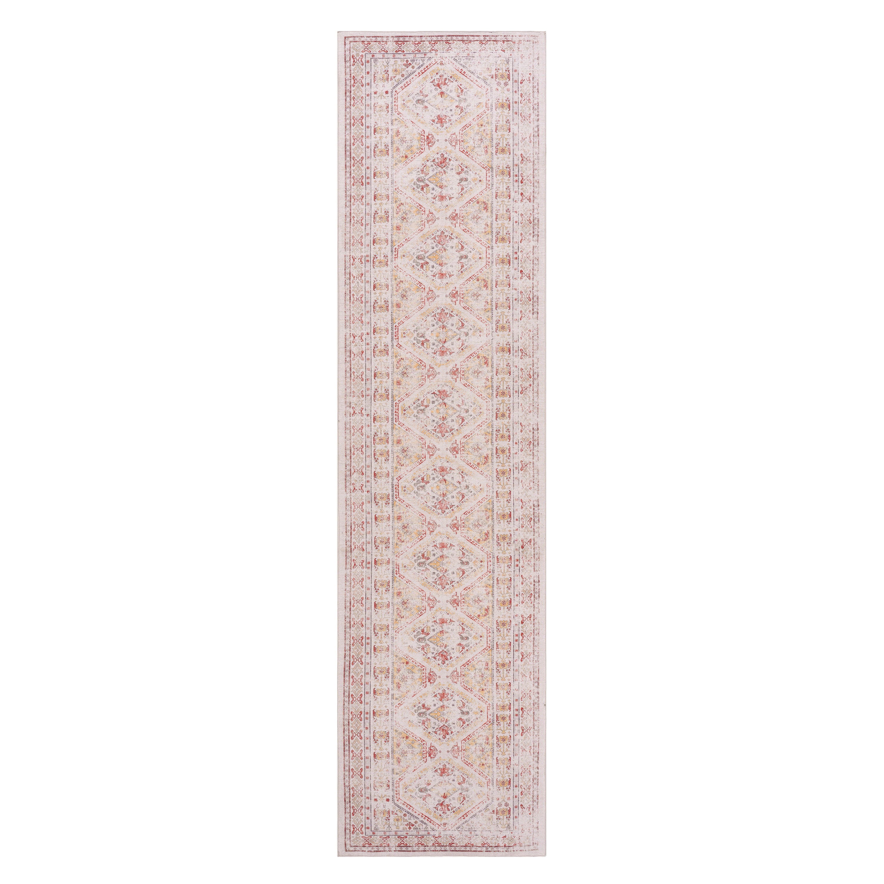 Area Rug, Washable, Low-Pile, Non-Slip, Non-Shedding, Foldable, Kid & Pet Friendly - Beige