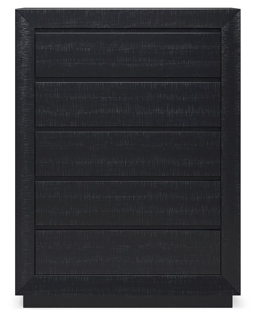 Londer - Black - Five Drawer Chest by Millennium® by Ashley | Bel Furniture