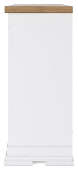 Ashbryn - White / Natural - Dresser by Benchcraft® | Bel Furniture
