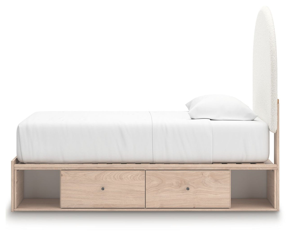 Arloster - Upholstered Panel Bed