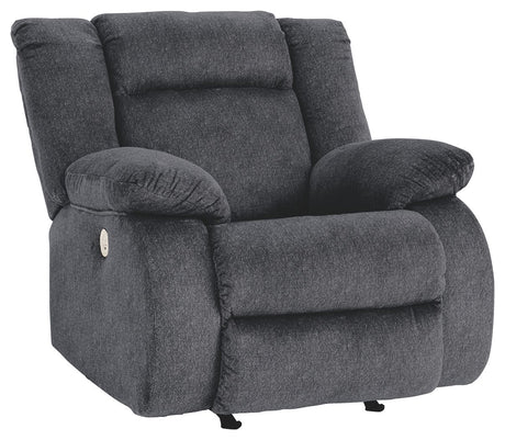 Burkner - Marine - Power Rocker Recliner by Signature Design by Ashley® | Bel Furniture