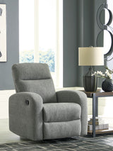 Gauntlet - Sterling - Rocker Recliner by Signature Design by Ashley® | Bel Furniture