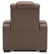 High Impact - Tobacco - Power Recliner / Adj Headrest by Signature Design by Ashley® | Bel Furniture