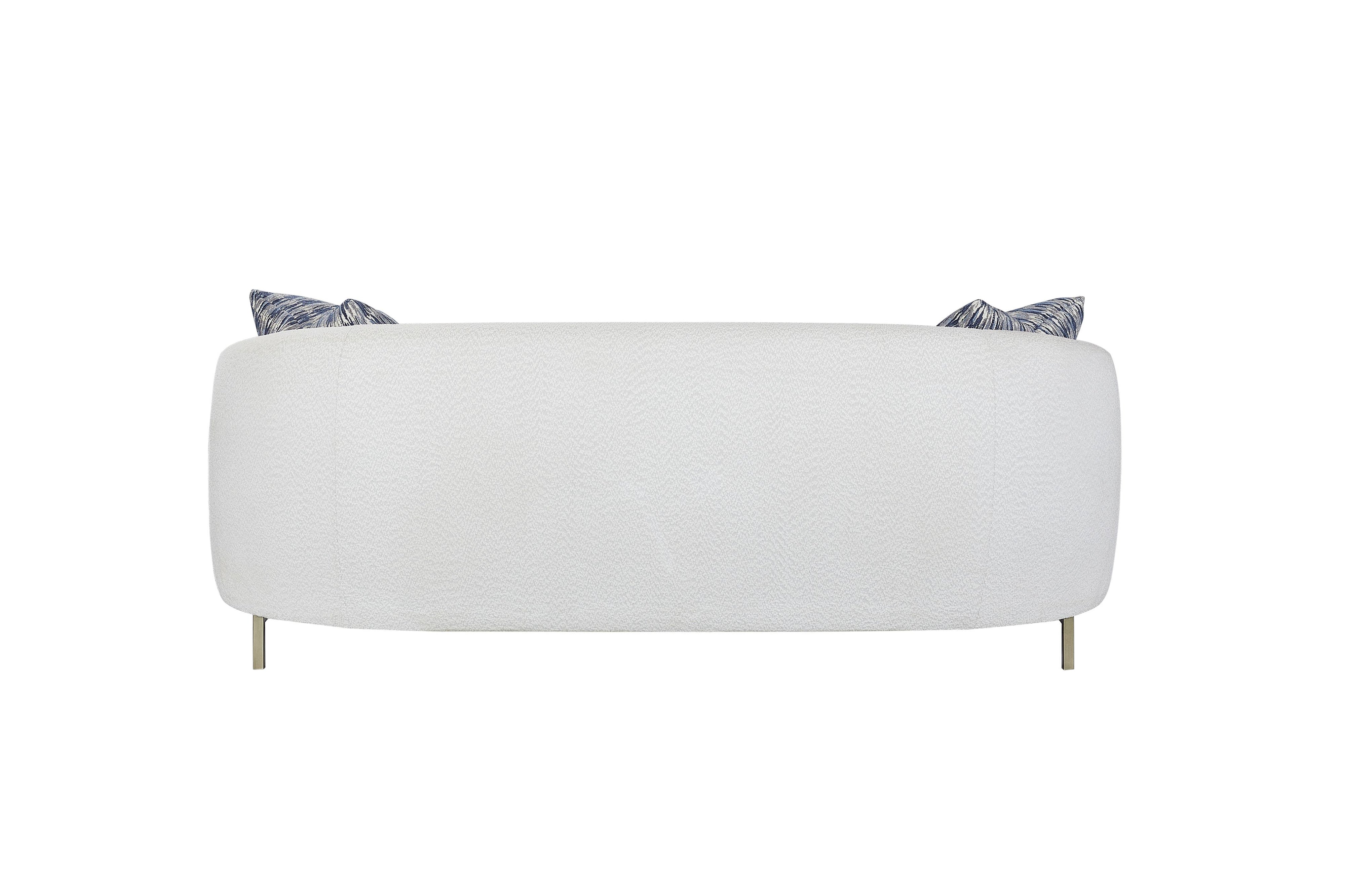 Rounded Sofa - White