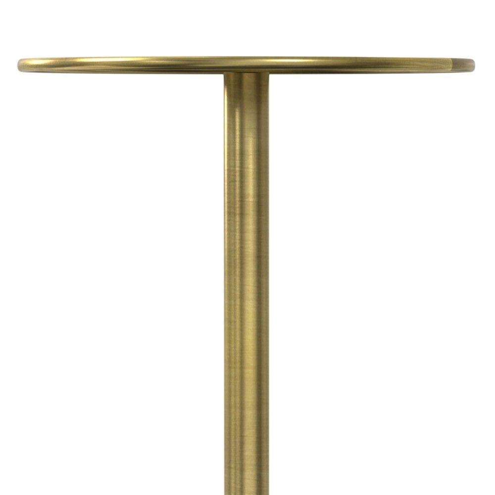 Melene - Side Table - Gray / Gold by Simpli-Home | Bel Furniture