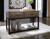 Johurst - Grayish Brown - Sofa Table by Signature Design by Ashley® | Bel Furniture