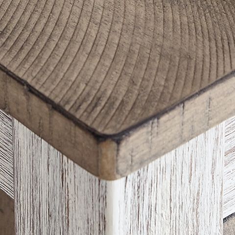 Skempton - Rectangular Counter Table With Storage - White