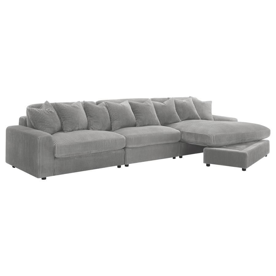 Blaine - Reversible Upholstered Chaise Sectional Sofa by Coaster Fine Furniture | Bel Furniture