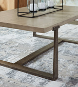 Dalenville - Gray - Rectangular Cocktail Table by Signature Design by Ashley® | Bel Furniture