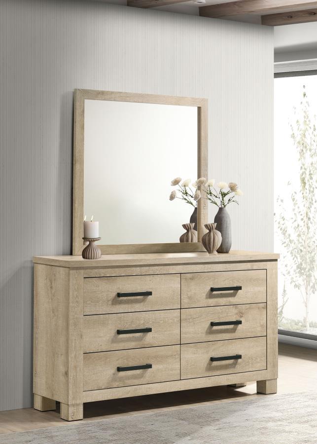 Oakglen - 6-Drawer Bedroom Dresser by Coaster Fine Furniture | Bel Furniture