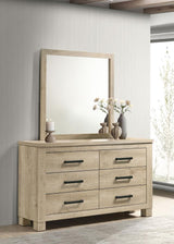 Oakglen - 6-Drawer Bedroom Dresser by Coaster Fine Furniture | Bel Furniture
