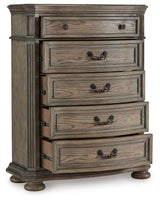 Ardenfield - Light Brown - Five Drawer Chest by Signature Design by Ashley® | Bel Furniture