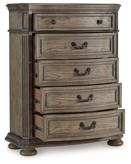 Ardenfield - Light Brown - Five Drawer Chest by Signature Design by Ashley® | Bel Furniture