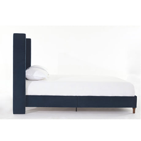 Peyton - Upholstered Bed With 54" High Headboard, Traditional Hand Buttoned Tufting - view 8