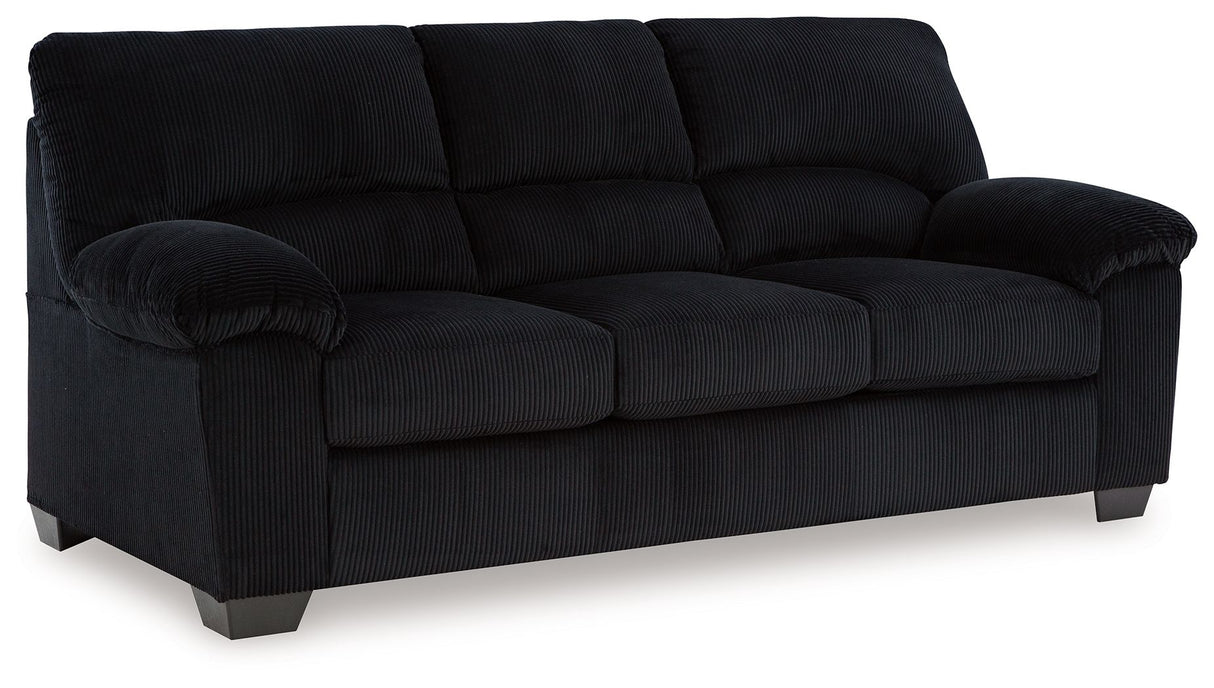 Simplejoy - Sofa Black by Signature Design by Ashley® | Bel Furniture