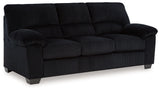 Simplejoy - Sofa Black by Signature Design by Ashley® | Bel Furniture