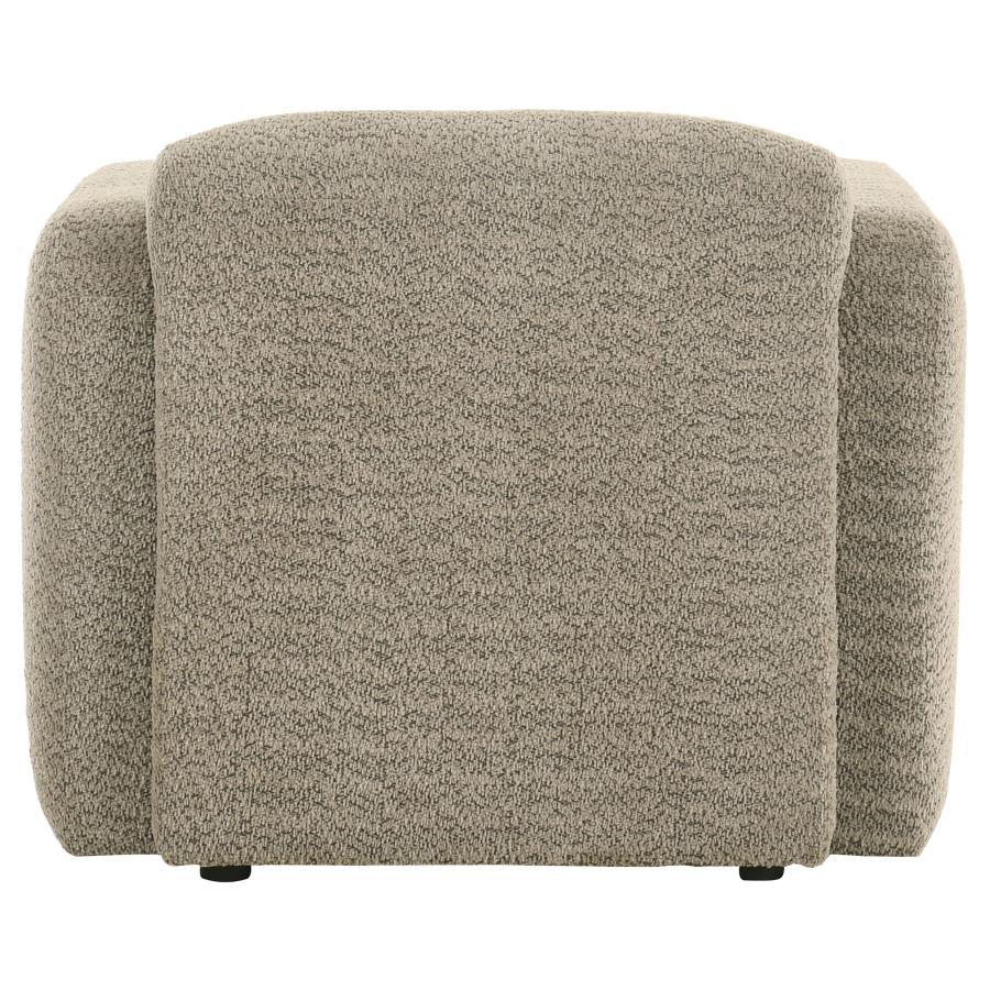 Dorset - Fabric Upholstered Round Track Arm Accent Chair