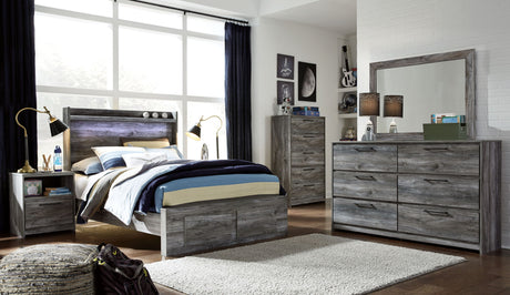 Baystorm - Panel Bedroom Set - Gray - view 5