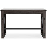Freedan - Grayish Brown - Home Office Desk by Signature Design by Ashley® | Bel Furniture