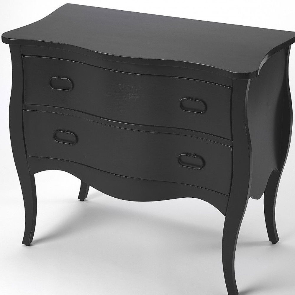 2 Drawer Chest - Black