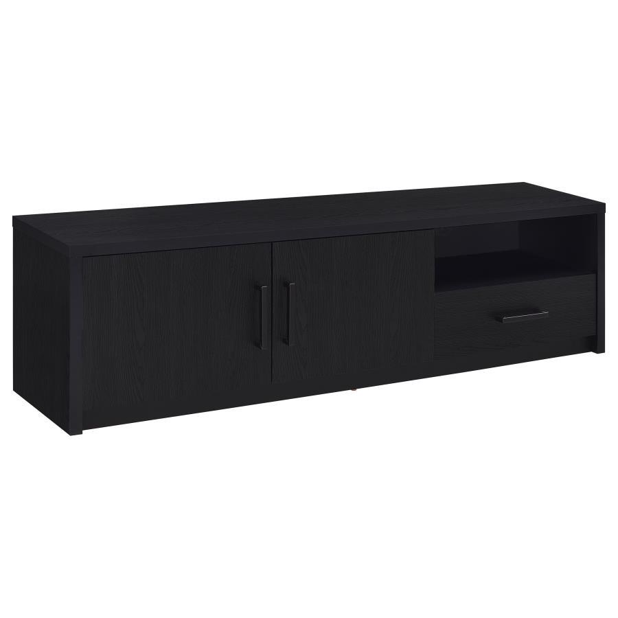 Murray - 70" 2-Door TV Stand Media Console - Black by Coaster Fine Furniture | Bel Furniture