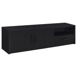 Murray - 70" 2-Door TV Stand Media Console - Black by Coaster Fine Furniture | Bel Furniture