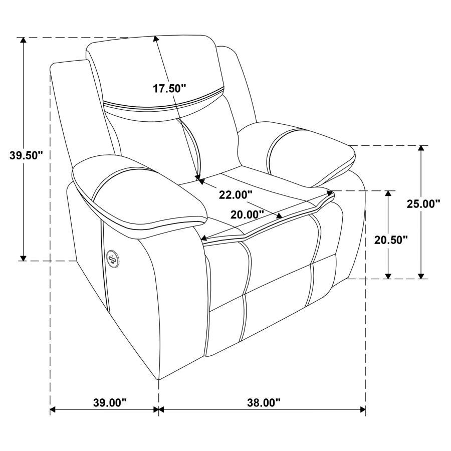 Sycamore - Upholstered Power Recliner Chair