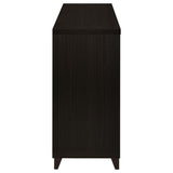 Lewes - 2 Door Engineered Wood TV Stand - Cappuccino by CoasterEssence | Bel Furniture