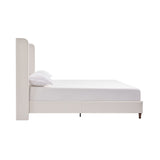 Harper - Tall Headboard Upholstered Bed / High Headboard / Elegant Simplicity / No Box Spring Needed