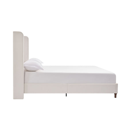 Harper - Tall Headboard Upholstered Bed / High Headboard / Elegant Simplicity / No Box Spring Needed - view 15