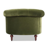 La Rosa - Victorian Tufted Upholstered Accent Chair