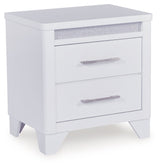 Jarlee - White - Two Drawer Night Stand by Signature Design by Ashley® | Bel Furniture