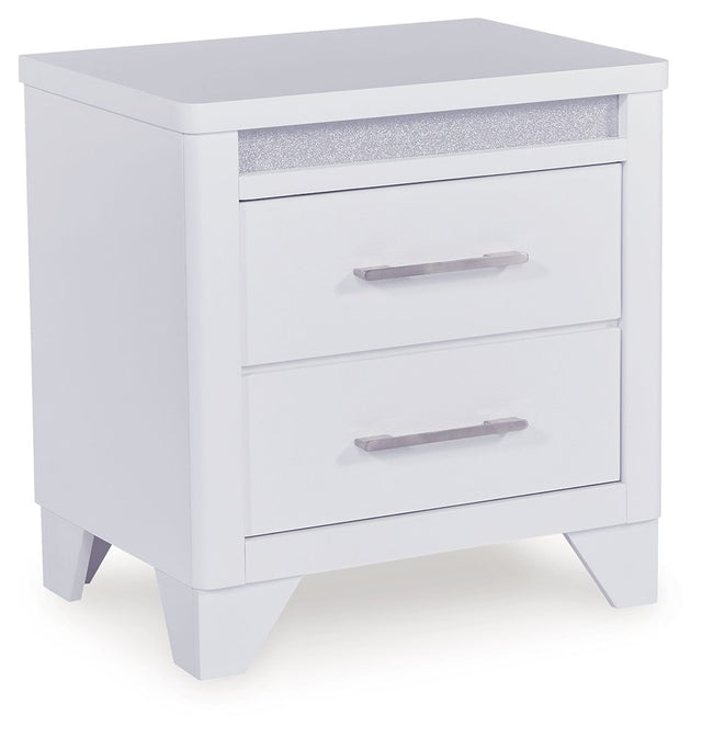 Jarlee - White - Two Drawer Night Stand by Signature Design by Ashley® | Bel Furniture