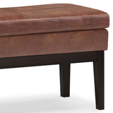 Carlson - Ottoman Bench, Mid Century Design by Simpli-Home | Bel Furniture