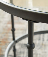 Kellyco - Gunmetal - Occasional Table Set (Set of 3) by Signature Design by Ashley® | Bel Furniture